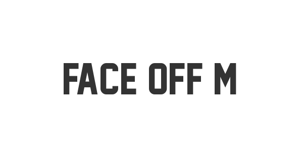 Face Off M54 font thumb